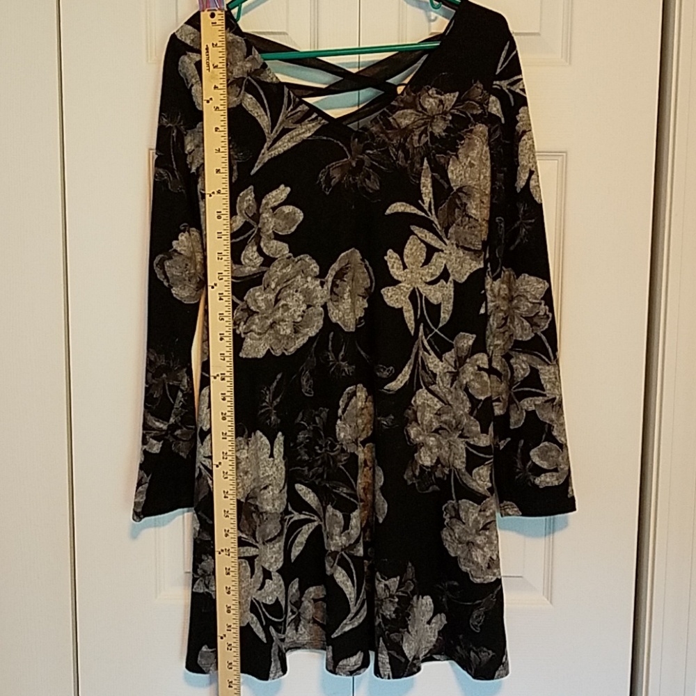 Fortune + Ivy Catherine Brushed Knit Hacci dress